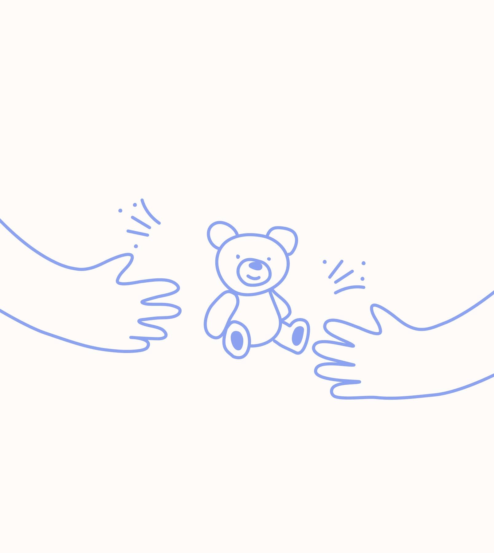 Ukraine for every child logo hands