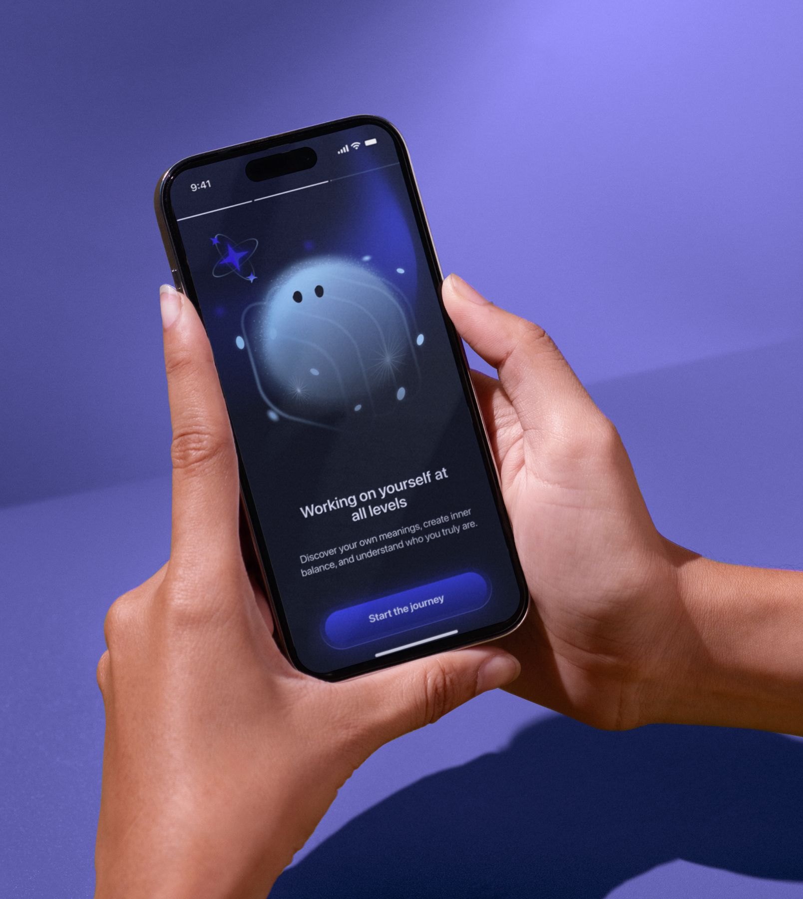 Self App onboarding screen