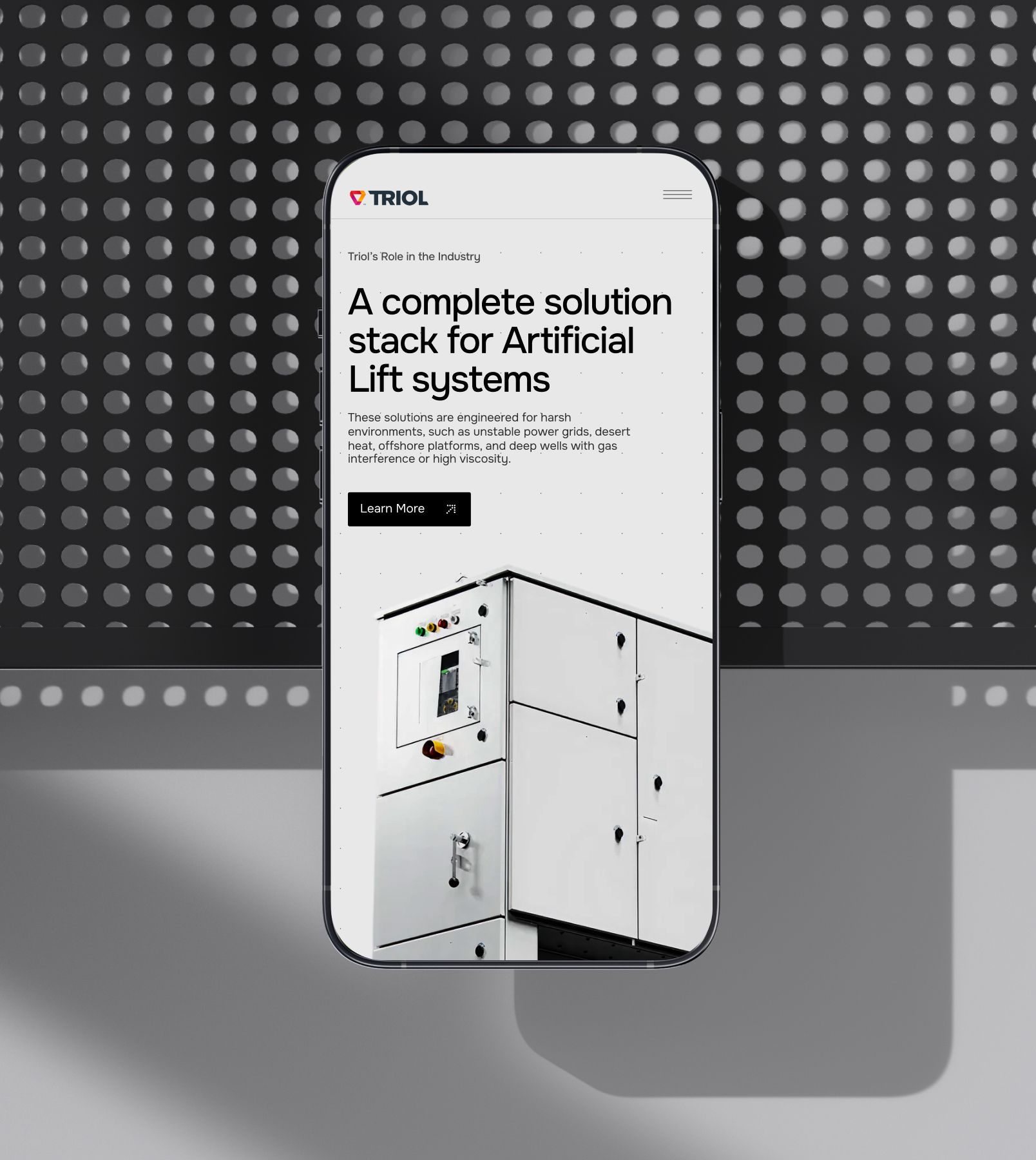 Triol website responsive